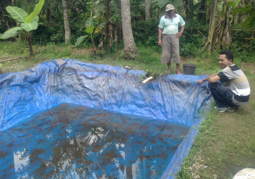 Sobeknya Terpal Kolam Ikan