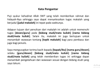 Panduan Lengkap Menulis Kata Pengantar